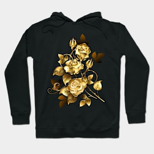 Gold roses Hoodie